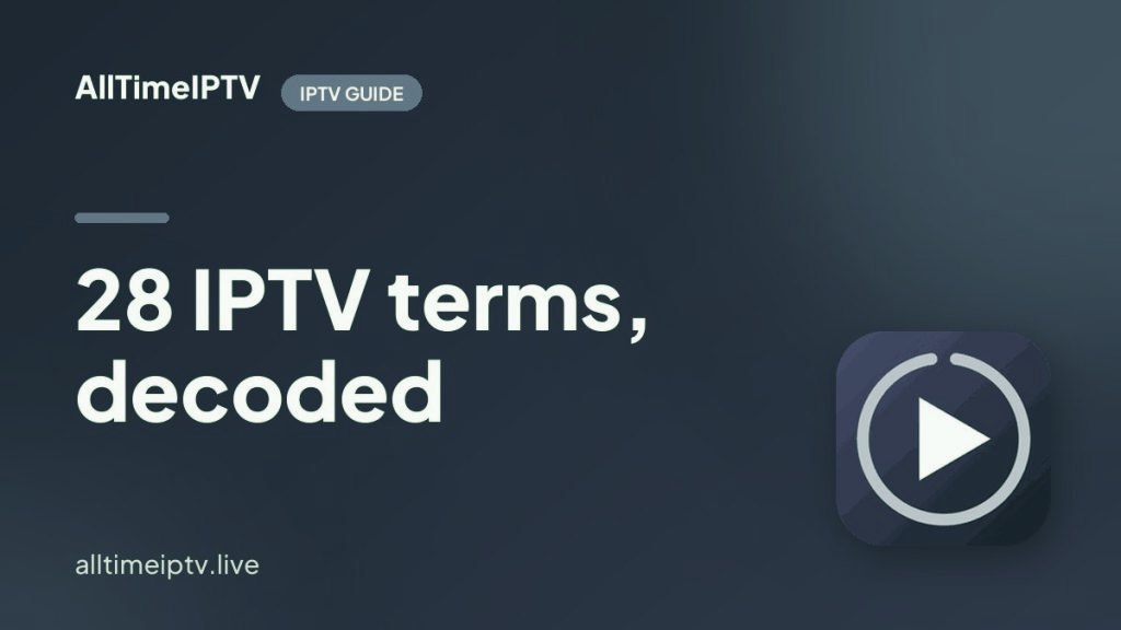 IPTV Glossary: 28 Terms Explained Before You Buy
